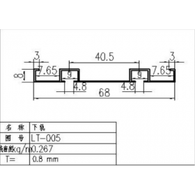 湖南移门铝材